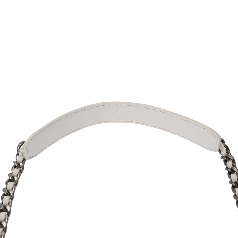 CHANEL シャネル シャネル19 フラップコインパース チェーンショルダー 白 AP1787 レディース ラムスキン コインケース 新同 中古 銀蔵