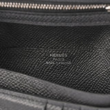 HERMES エルメス ベアン コンパクト  黒 D刻印(2019年頃) レディース ヴォーエプソン 二つ折り財布 ABランク 中古 銀蔵