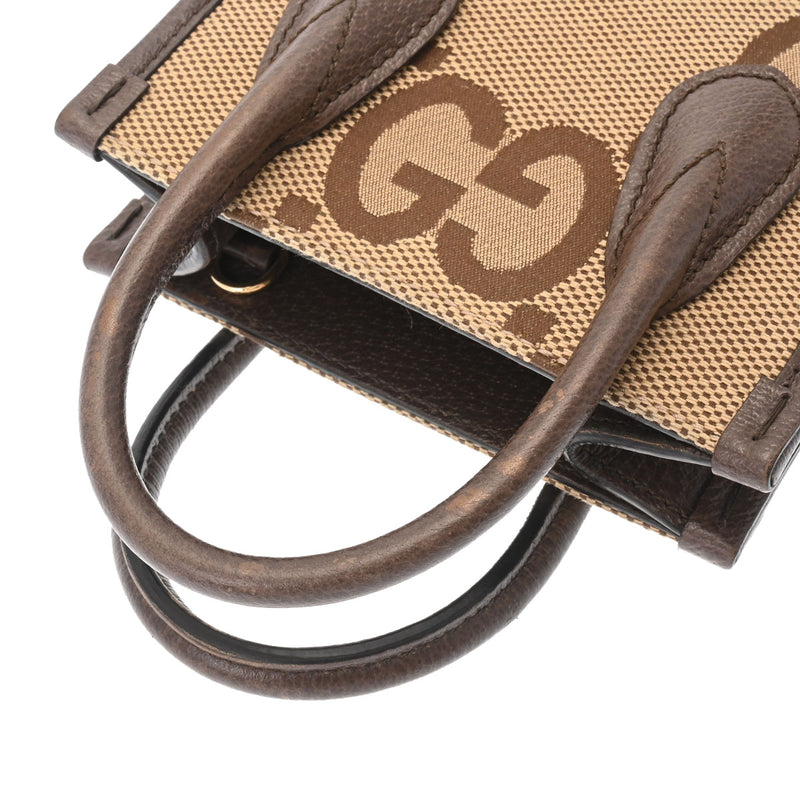 グッチミニトートバッグ ジャンボGG ベージュ レディース GGスプリームキャンバス ハンドバッグ 699406 GUCCI 中古 – 銀蔵オンライン