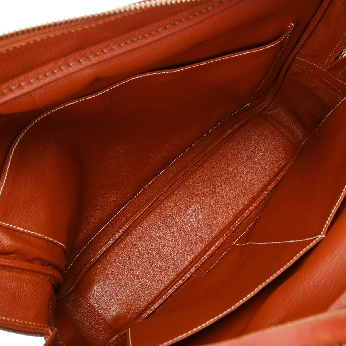 エルメスエッフェル ブリーフケース ルージュアッシュ ゴールド金具