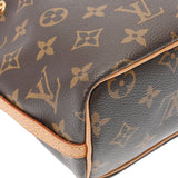 LOUIS VUITTON ルイヴィトン モノグラム ナノノエ ブラウン M81266 レディース モノグラムキャンバス ショルダーバッグ Aランク 中古 銀蔵