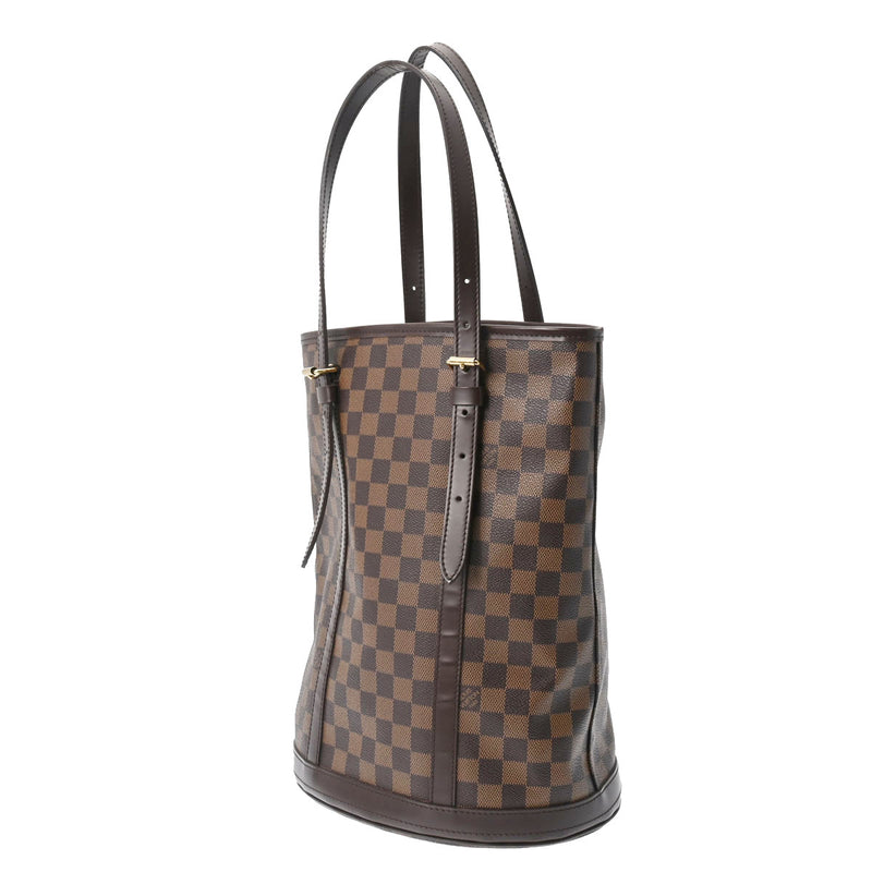 LOUIS VUITTON ルイヴィトン ダミエ バケット L SPオーダー トートバッグ ブラウン N42236 レディース ダミエキャンバス ハンドバッグ Aランク 中古 銀蔵