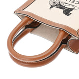 CELINE セリーヌ スモール バーティカル カバ 2WAY ブラウン 192082 レディース キャンバス レザー ハンドバッグ Aランク 中古 銀蔵