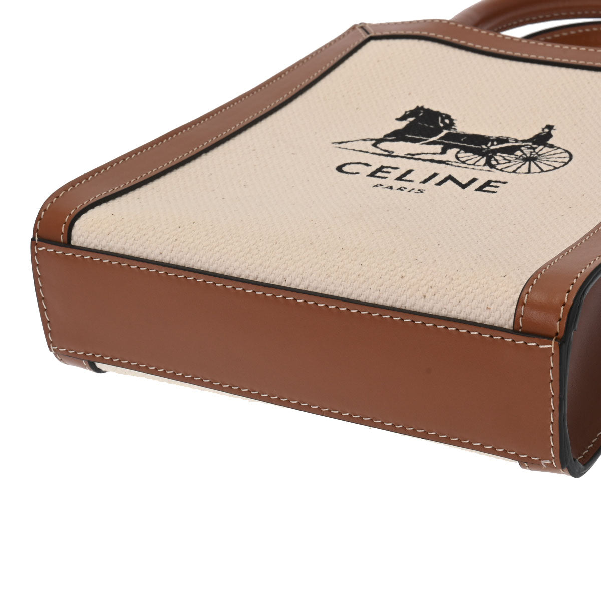 セリーヌスモール バーティカル カバ 2WAY ブラウン レディース  