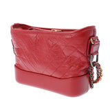 CHANEL シャネル ガブリエル ホーボーバッグ スモール 赤 A93824 レディース ラムスキン ショルダーバッグ Aランク 中古 銀蔵