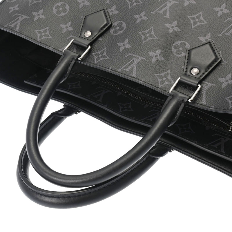 LOUIS VUITTON ルイヴィトン モノグラムエクリプス グランサック 黒/グレー M44733 メンズ モノグラムキャンバス トートバッグ Aランク 中古 銀蔵