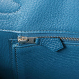 HERMES エルメス バーキン 35 コバルト □Q刻印(2013年頃) ユニセックス トゴ ハンドバッグ Aランク 中古 銀蔵