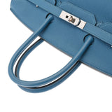 HERMES エルメス バーキン 35 コバルト □Q刻印(2013年頃) ユニセックス トゴ ハンドバッグ Aランク 中古 銀蔵