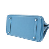 HERMES エルメス バーキン 35 コバルト □Q刻印(2013年頃) ユニセックス トゴ ハンドバッグ Aランク 中古 銀蔵