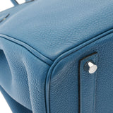 HERMES エルメス バーキン 35 コバルト □Q刻印(2013年頃) ユニセックス トゴ ハンドバッグ Aランク 中古 銀蔵