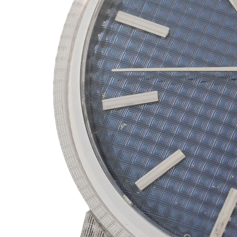 PATEK PHILIPPE パテックフィリップ カラトラバ 3563/3 メンズ WG 腕時計 自動巻き ブルー文字盤 Aランク 中古 銀蔵