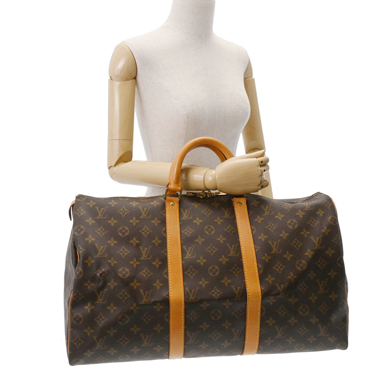 ルイヴィトンキーポル 50 14145 ブラウン ユニセックス モノグラム