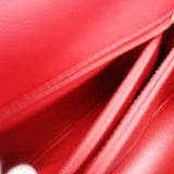 CHANEL シャネル トップハンドル XS 赤 シャンパンゴールド金具 A92990 レディース キャビアスキン 2WAYバッグ Aランク 中古 銀蔵