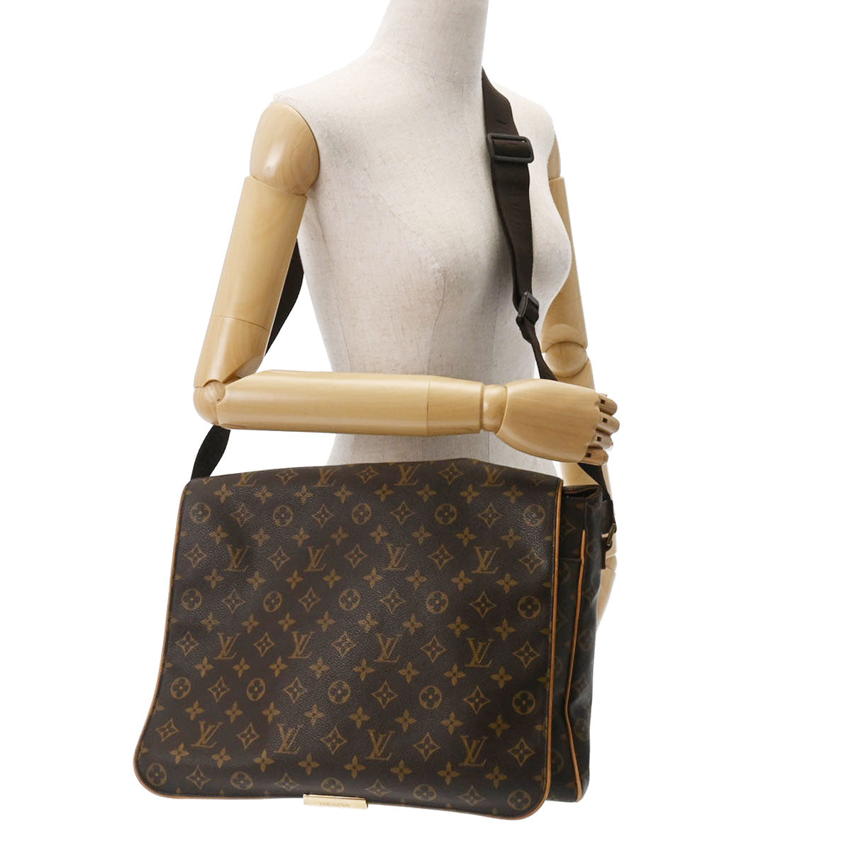 ルイヴィトンアベス 14145 ブラウン レディース モノグラムキャンバス ショルダーバッグ M45257 LOUIS VUITTON 中古 –  銀蔵オンライン