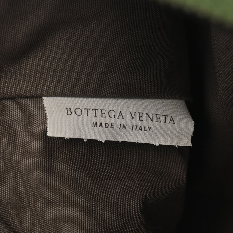 BOTTEGAVENETA ボッテガヴェネタ イントレチャート グリーン メンズ レザー クラッチバッグ ABランク 中古 銀蔵