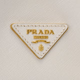 PRADA プラダ 2WAYショルダー アイボリー系 ゴールド金具 BN2220 レディース サフィアーノ ハンドバッグ Bランク 中古 銀蔵
