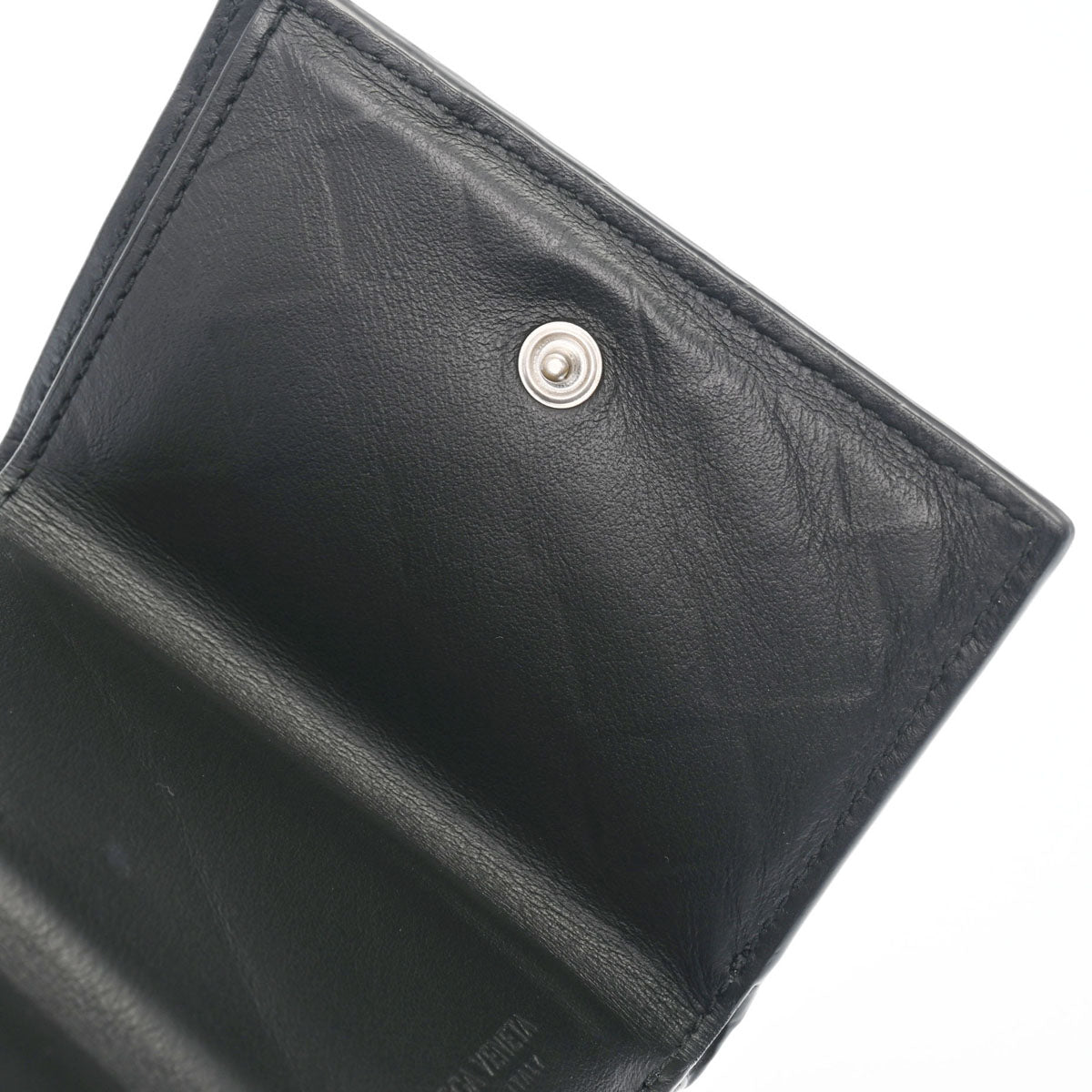 ボッテガヴェネタイントレチャート コンパクトウォレット 黒