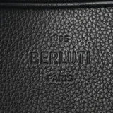BERLUTI ベルルッティ コントラスト 黒/ダークブラウン系 M196078 メンズ レザー ショルダーバッグ Aランク 中古 銀蔵