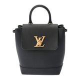 LOUIS VUITTON ルイヴィトン ロックミー バックパック  黒 M54573 レディース レザー リュック・デイパック Aランク 中古 銀蔵