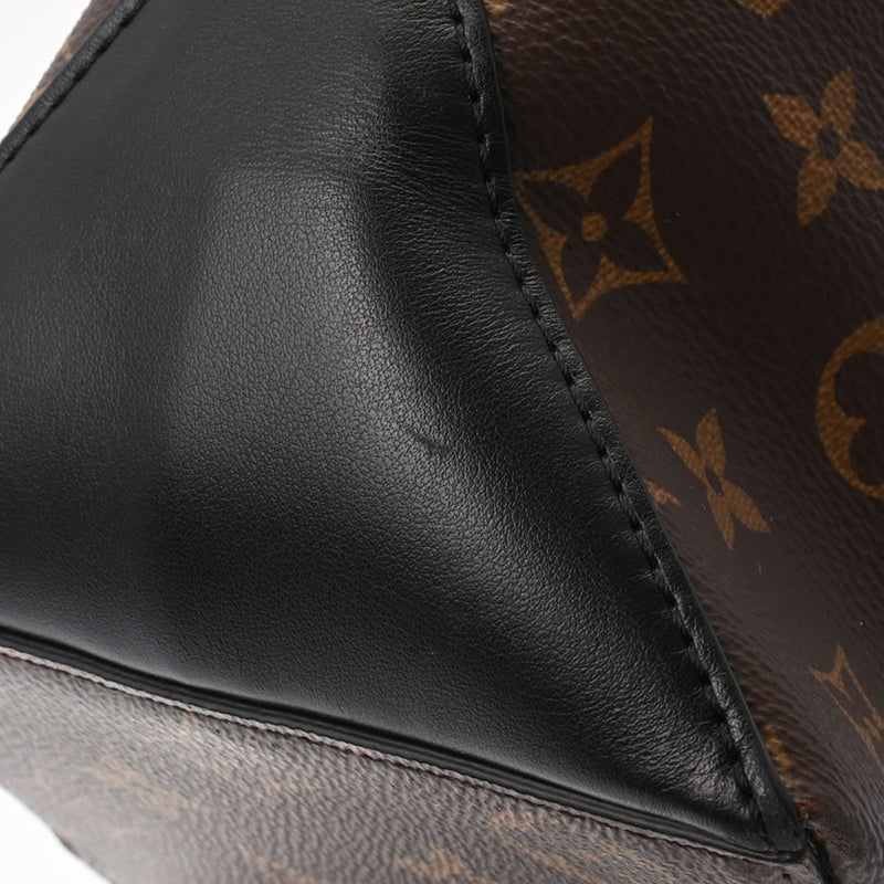 LOUIS VUITTON ルイヴィトン モノグラム マカサー ウィークエンド トート GM 2WAY ブラウン/黒 M45733 メンズ モノグラムキャンバス トートバッグ Aランク 中古 銀蔵