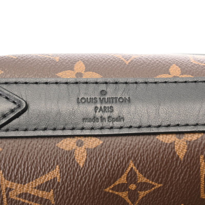 LOUIS VUITTON ルイヴィトン モノグラム マカサー ウィークエンド トート GM 2WAY ブラウン/黒 M45733 メンズ モノグラムキャンバス トートバッグ Aランク 中古 銀蔵