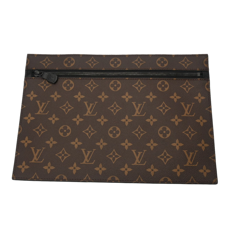 LOUIS VUITTON ルイヴィトン モノグラム マカサー ウィークエンド トート GM 2WAY ブラウン/黒 M45733 メンズ モノグラムキャンバス トートバッグ Aランク 中古 銀蔵