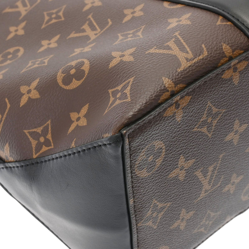 LOUIS VUITTON ルイヴィトン モノグラム マカサー ウィークエンド トート GM 2WAY ブラウン/黒 M45733 メンズ モノグラムキャンバス トートバッグ Aランク 中古 銀蔵