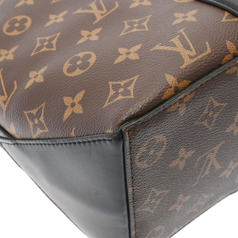 LOUIS VUITTON ルイヴィトン モノグラム マカサー ウィークエンド トート GM 2WAY ブラウン/黒 M45733 メンズ モノグラムキャンバス トートバッグ Aランク 中古 銀蔵