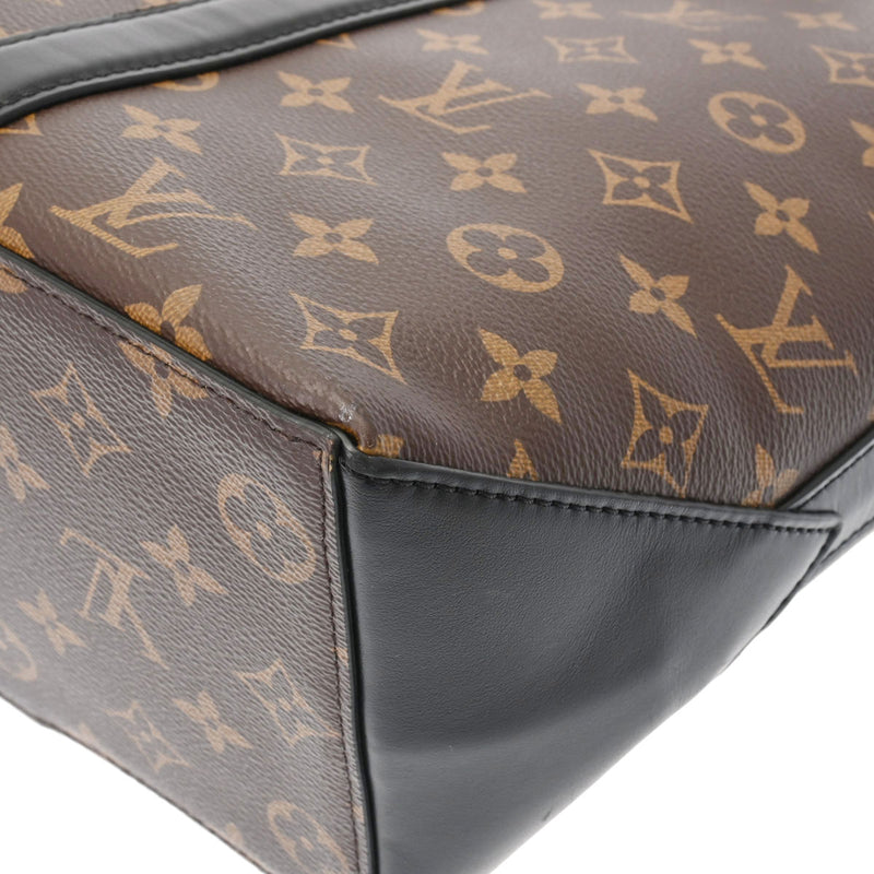 LOUIS VUITTON ルイヴィトン モノグラム マカサー ウィークエンド トート GM 2WAY ブラウン/黒 M45733 メンズ モノグラムキャンバス トートバッグ Aランク 中古 銀蔵