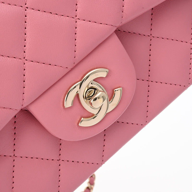 CHANEL シャネル マトラッセ トップハンドル ミニフラップバッグ チェーン ピンク AS2431 レディース ラムスキン ショルダーバッグ 未使用 銀蔵