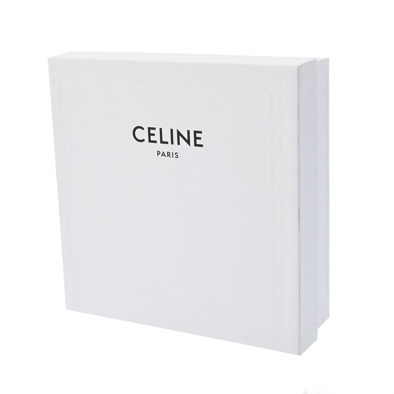 CELINE セリーヌ ミニクロード ミニトリンオフ 黒 ゴールド金具 10I513DPV.38NO レディース シャイニーカーフスキン ショルダーバッグ 新同 中古 銀蔵