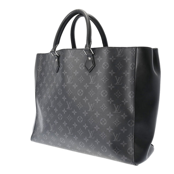 LOUIS VUITTON ルイヴィトン モノグラムエクリプス グランサック 黒 M44733 メンズ モノグラムキャンバス モノグラムエクリプス トートバッグ Aランク 中古 銀蔵