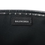 BALENCIAGA バレンシアガ ネイビーカバス XS 2WAY ベージュ/黒 レディース キャンバス/レザー ハンドバッグ ABランク 中古 銀蔵