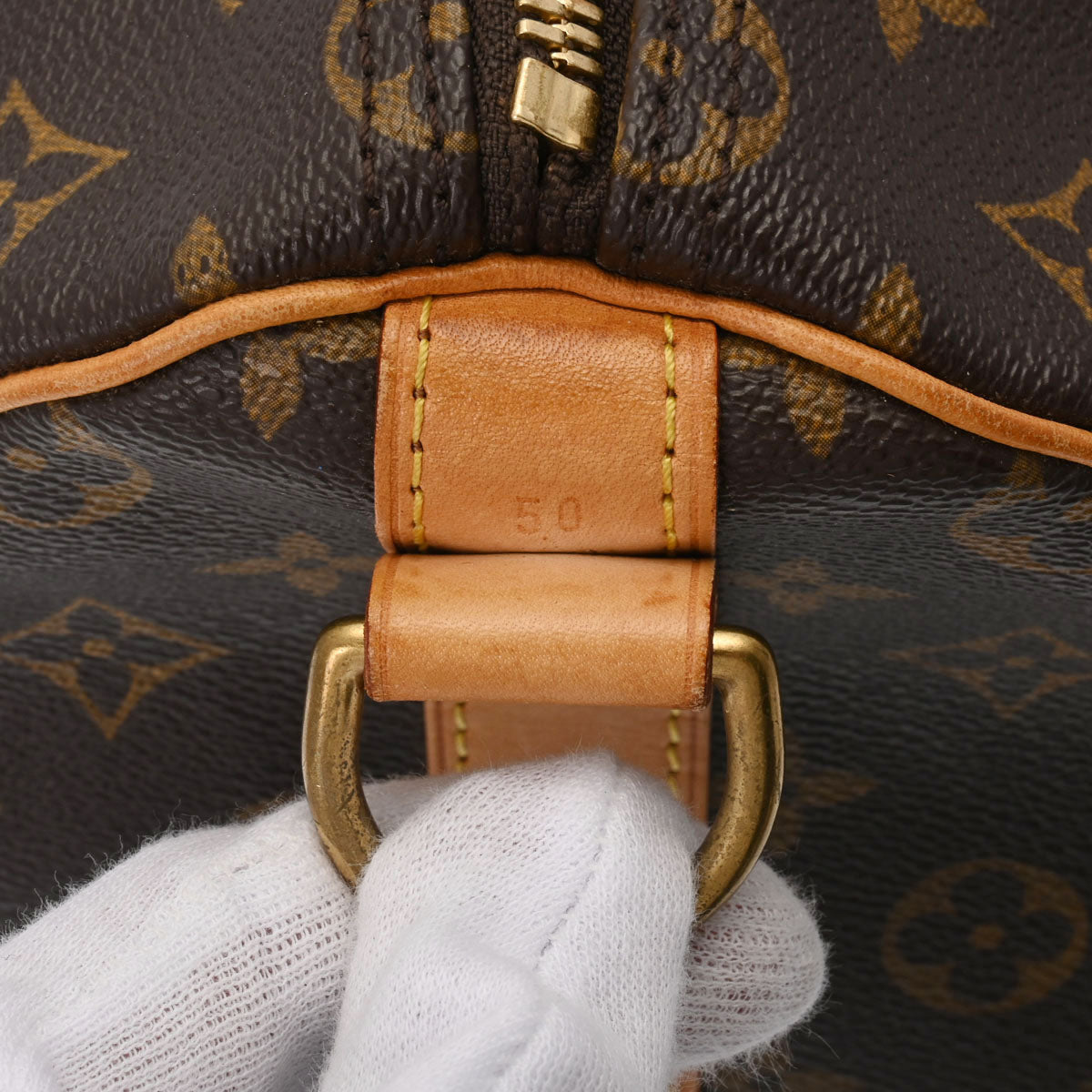 ルイヴィトンキーポル バンドリエール 50 14145 ブラウン ユニセックス モノグラムキャンバス ボストンバッグ M41416 LOUIS  VUITTON 中古 – 銀蔵オンライン