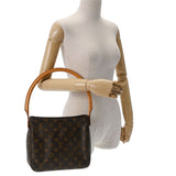 LOUIS VUITTON ルイヴィトン モノグラム ルーピング MM  USA製 ブラウン M51146 レディース モノグラムキャンバス ワンショルダーバッグ ABランク 中古 銀蔵