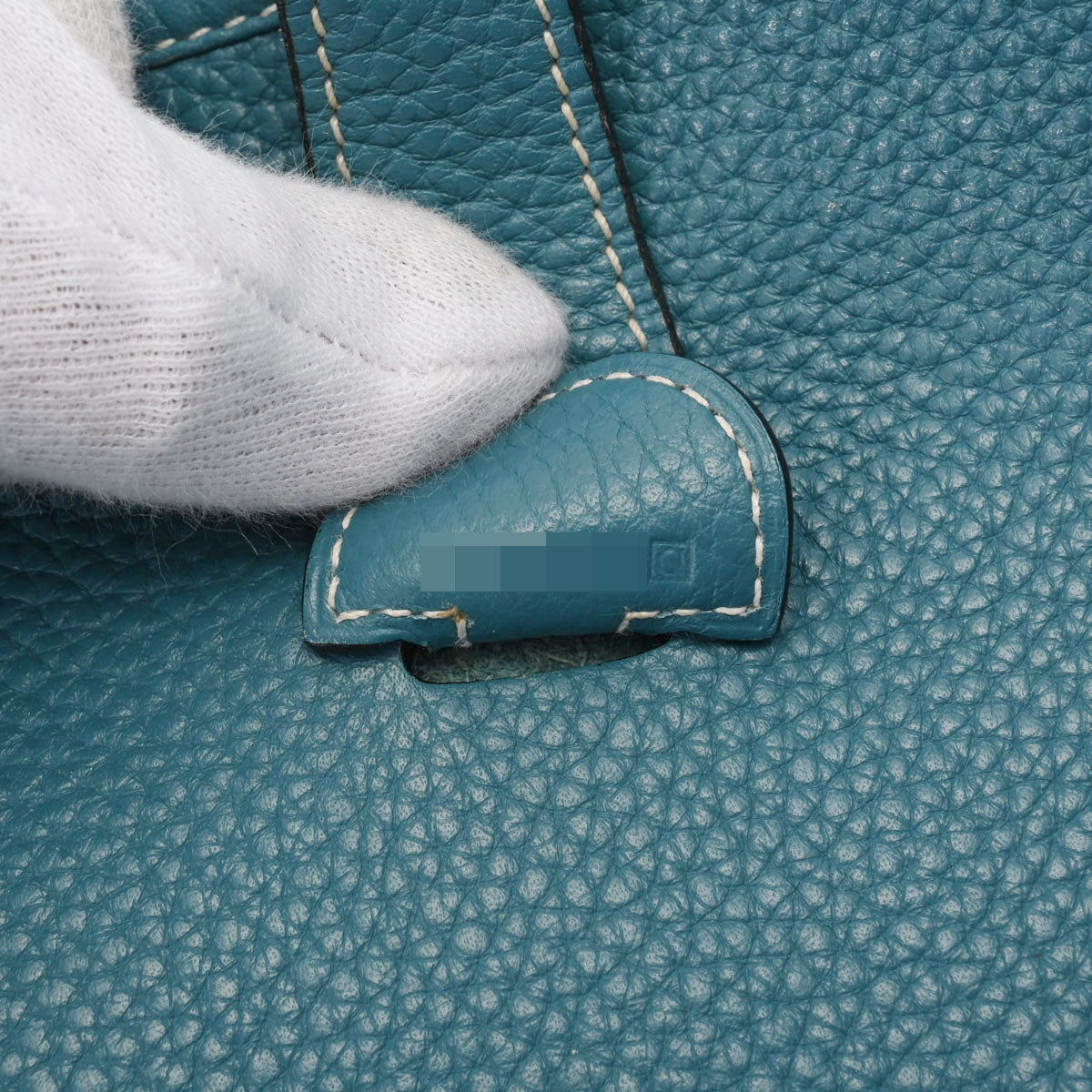 エルメスエヴリン3 GM ブルージーン パラシウム金具 □Q刻印(2013年頃 