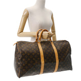 LOUIS VUITTON ルイヴィトン モノグラム キーポル 50 ブラウン M41426 ユニセックス モノグラムキャンバス ボストンバッグ ABランク 中古 銀蔵