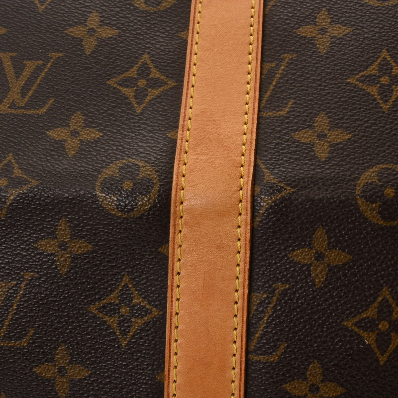 LOUIS VUITTON ルイヴィトン モノグラム キーポル バンドリエール 55 ブラウン M41414 レディース モノグラムキャンバス ボストンバッグ ABランク 中古 銀蔵