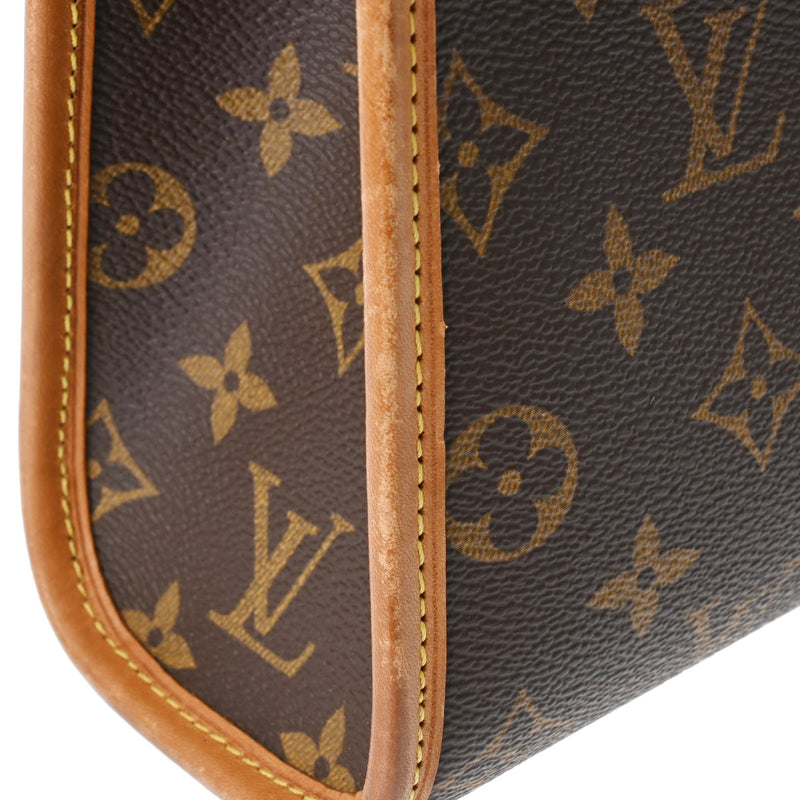 LOUIS VUITTON ルイヴィトン モノグラム ベルエア 2WAY ブラウン M51122 ユニセックス モノグラムキャンバス ハンドバッグ Bランク 中古 銀蔵