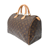 LOUIS VUITTON ルイヴィトン モノグラム スピーディ 35 ブラウン M41524 レディース モノグラムキャンバス ハンドバッグ ABランク 中古 銀蔵