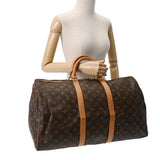 LOUIS VUITTON ルイヴィトン モノグラム キーポル 50 ブラウン M41426 ユニセックス モノグラムキャンバス ボストンバッグ Bランク 中古 銀蔵