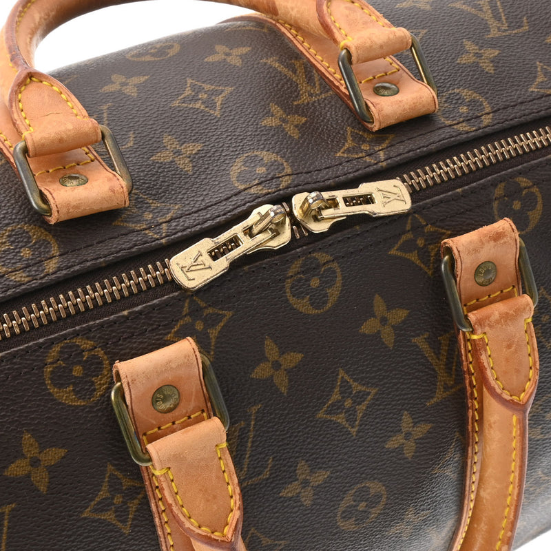 LOUIS VUITTON ルイヴィトン モノグラム キーポル 45 ブラウン M41428 レディース モノグラムキャンバス ボストンバッグ Cランク 中古 銀蔵