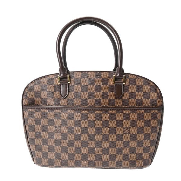 LOUIS VUITTON ルイヴィトン ダミエ サリア オリゾンタル ブラウン N51282 レディース ダミエキャンバス ハンドバッグ ABランク 中古 銀蔵