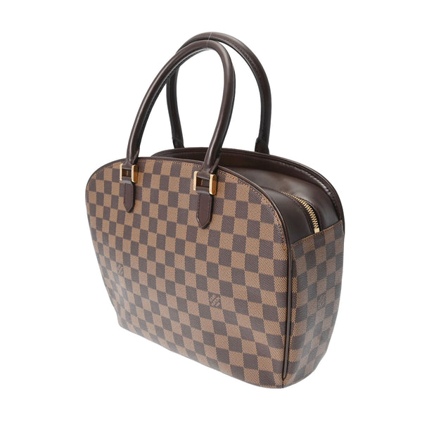 LOUIS VUITTON ルイヴィトン ダミエ サリア オリゾンタル ブラウン N51282 レディース ダミエキャンバス ハンドバッグ ABランク 中古 銀蔵