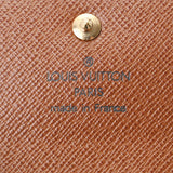 LOUIS VUITTON ルイヴィトン モノグラム ポルトモネ プラ ブラウン M61930 ユニセックス モノグラムキャンバス コインケース Bランク 中古 銀蔵