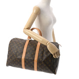 LOUIS VUITTON ルイヴィトン モノグラム キーポル 45 ブラウン M41428 レディース モノグラムキャンバス ボストンバッグ ABランク 中古 銀蔵