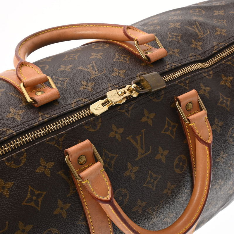 LOUIS VUITTON ルイヴィトン モノグラム キーポルバンドリエール 55 ブラウン M41414 レディース モノグラムキャンバス ボストンバッグ Bランク 中古 銀蔵