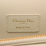 CHRISTIAN DIOR クリスチャンディオール モンテーニュ 白 M9321UMBA レディース レザー ハンドバッグ Aランク 中古 銀蔵