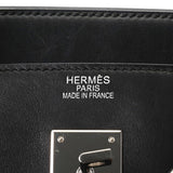 HERMES エルメス オータクロア 32 黒 パラジウム金具 □K刻印(2007年頃) レディース ヴォーシャモニー ヴォートロイカ ハンドバッグ Bランク 中古 銀蔵