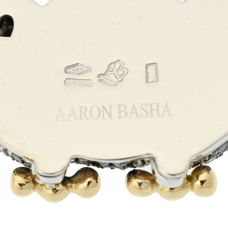 その他 【AARON BASHA】 アーロン バシャ - レディース K18ホワイトゴールド K18イエローゴールド ペンダントトップ Aランク 中古 銀蔵